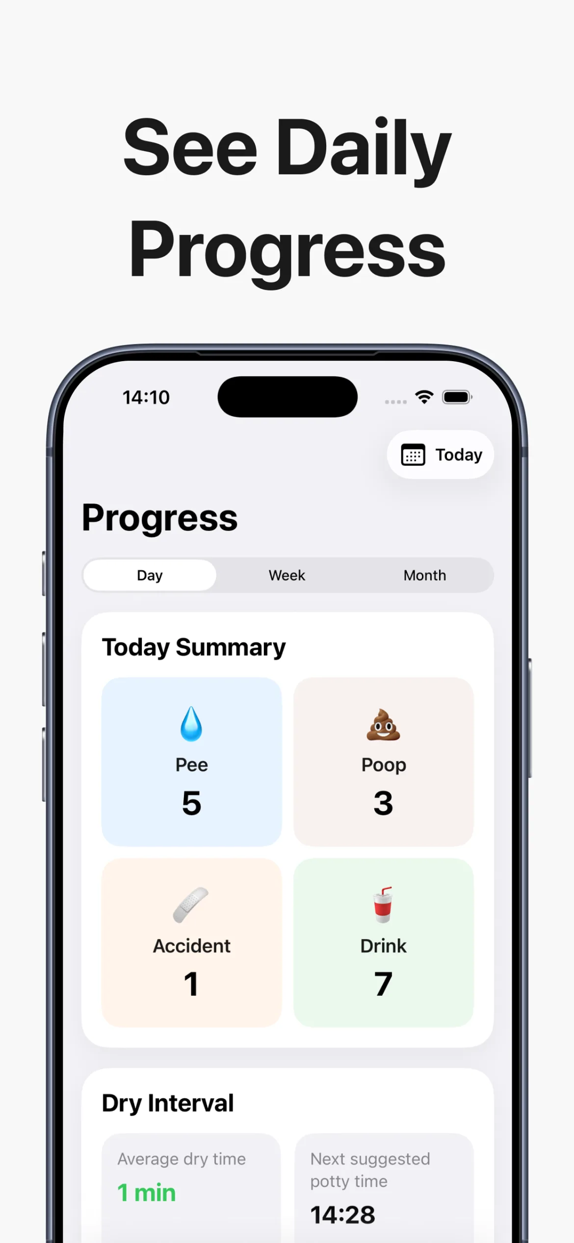 Daily Progress Summary and Poop Tracking Watchdog